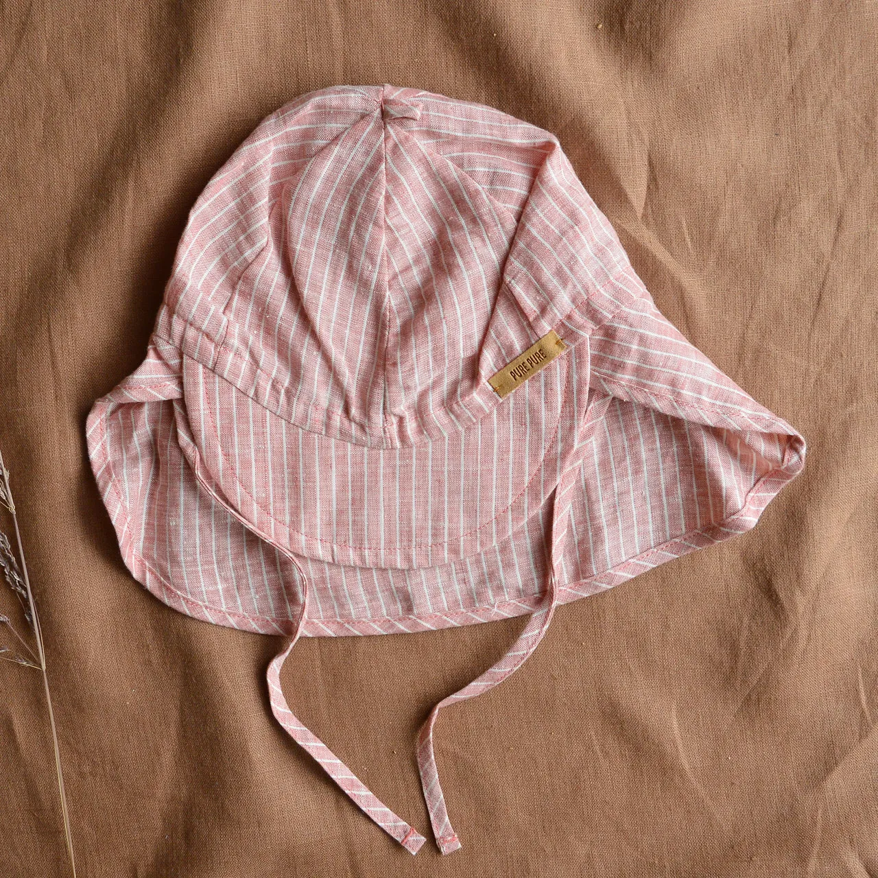 Linen Legionnaire Cap - Stripes (Baby-Kinder) *Last ones