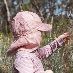 Linen Legionnaire Cap - Stripes (Baby-Kinder) *Last ones