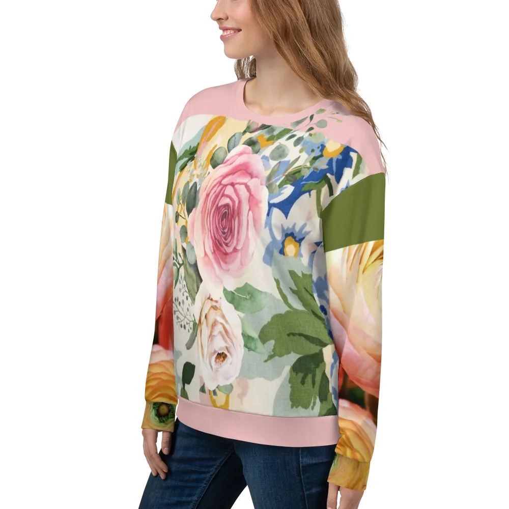 Linen Rose Sweatshirt