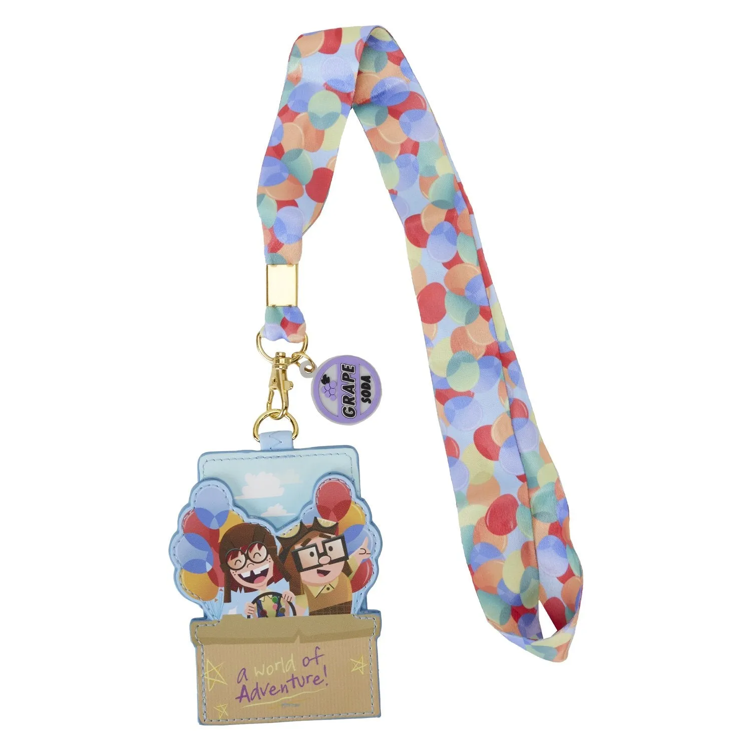 Loungefly Pixar Up 15th Anniversary Lanyard with Card Holder - Preorder