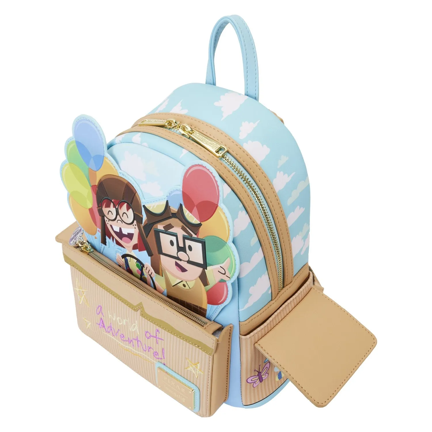 Loungefly Pixar Up 15th Anniversary Spirit of Adventure Mini Backpack - Preorder