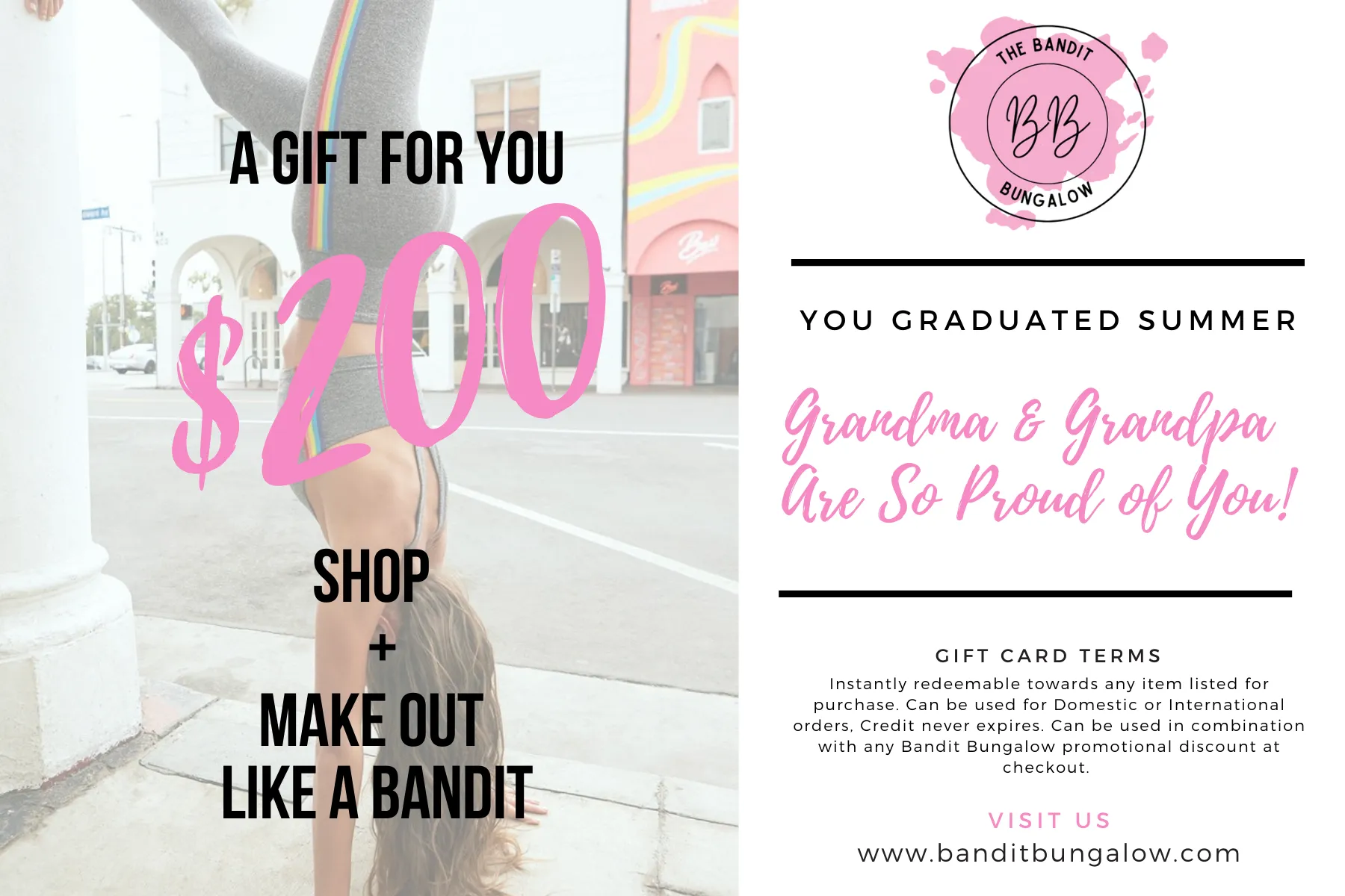 Make Out Like a Bandit E-Gift Card