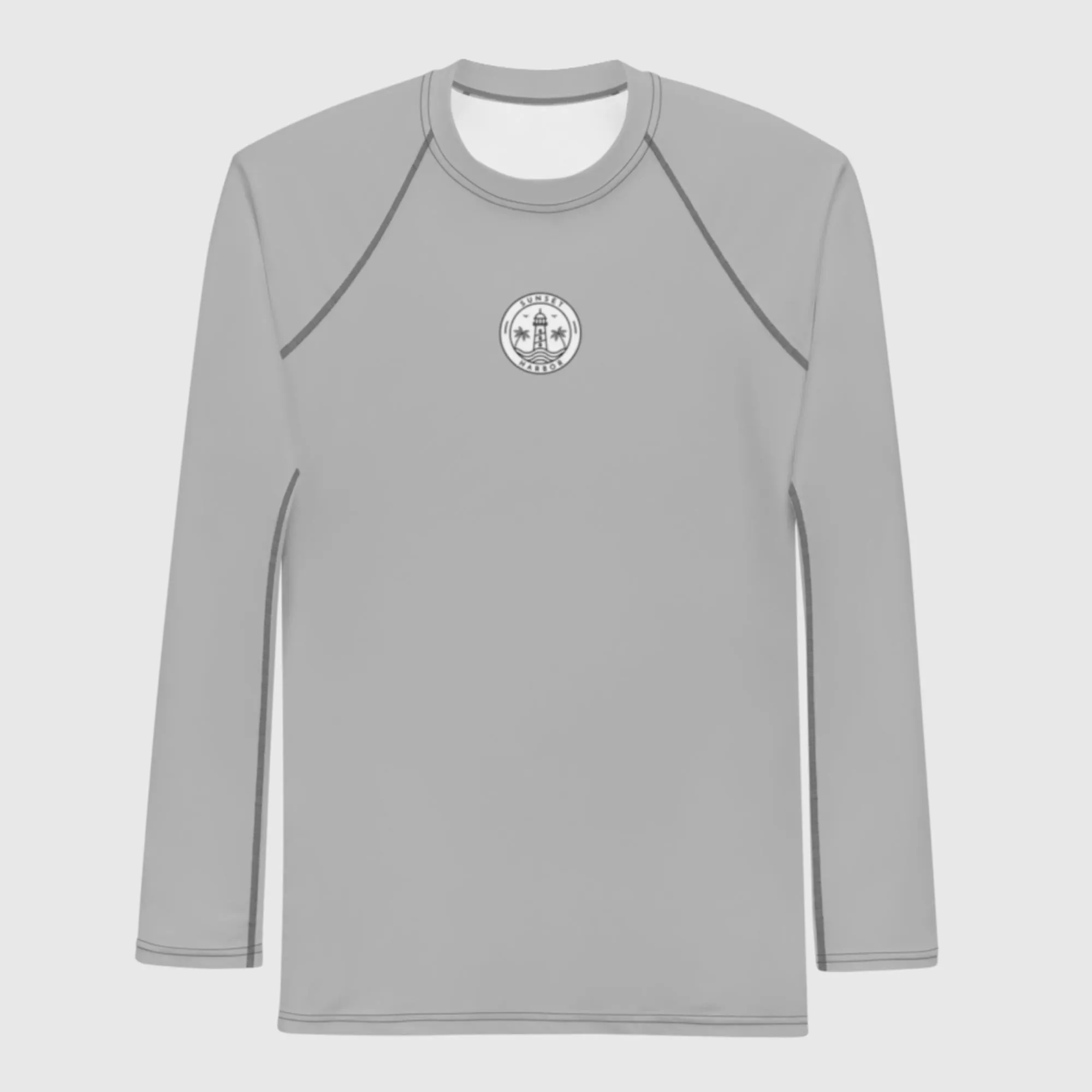 Men's Rash Guard - Silver