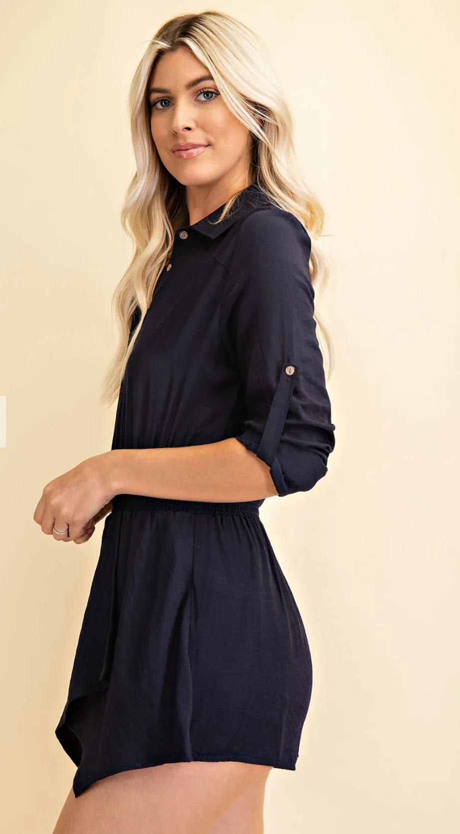 Moonlight Magic Navy Romper