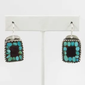 Multi-Stone Inlay Earrings