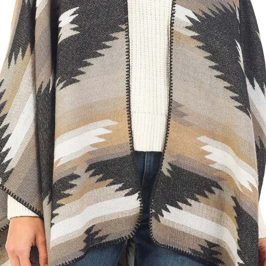 Navajo Pattern Winter Cape