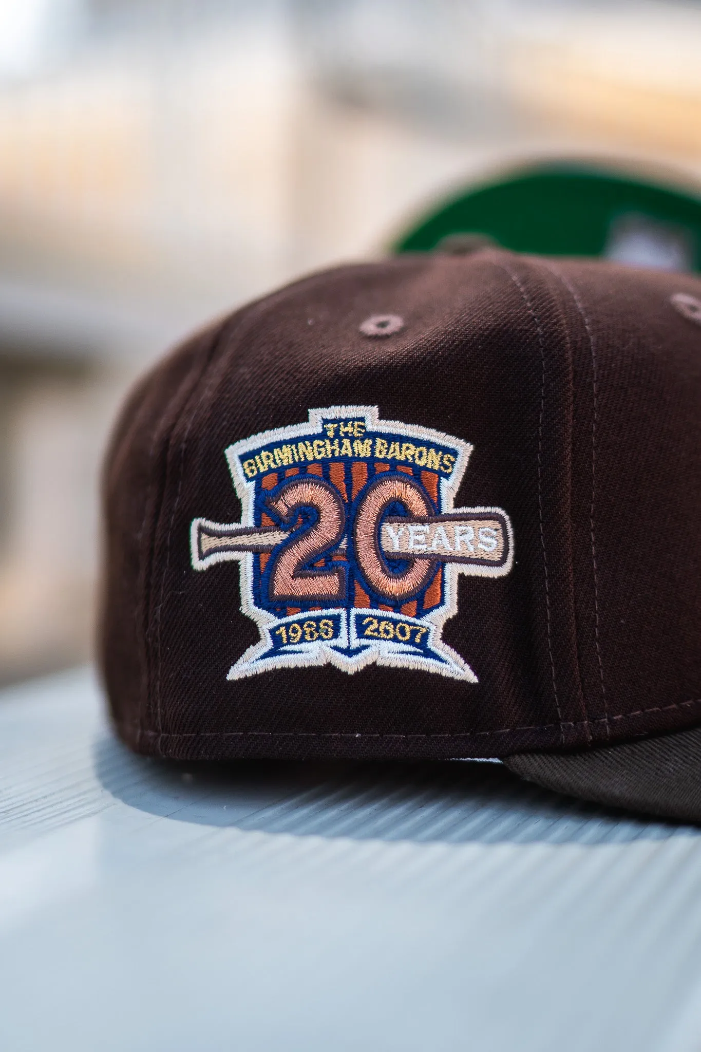 New Era Birmingham Barons 20th Anniversary Good Green UV (Dark Walnut/Mocha)