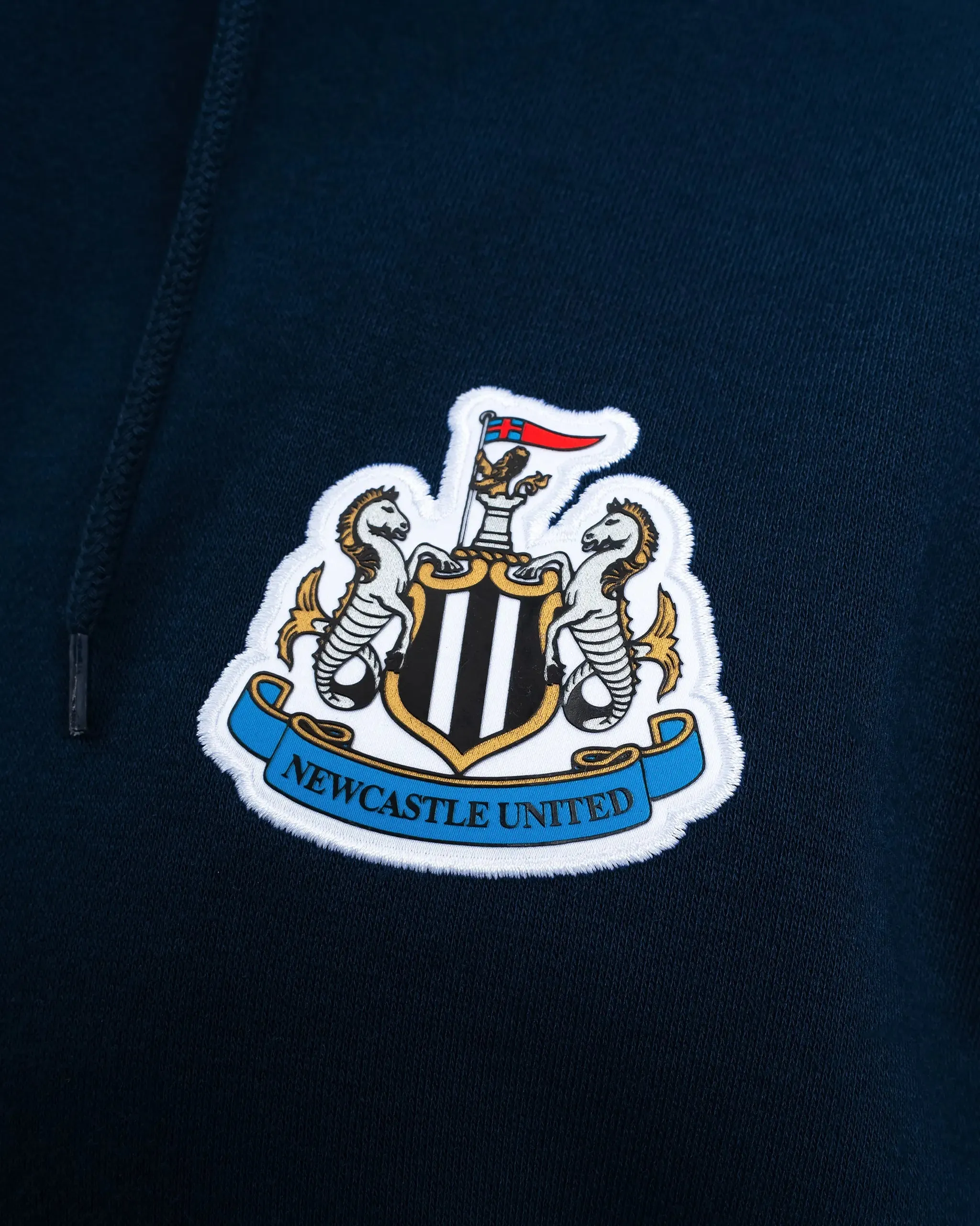 Newcastle United Men's Navy Terrace Full Zip Hoodie