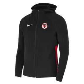 Nike Men's Stade Toulousain Full Zip Training Hoody 23/24 - Black