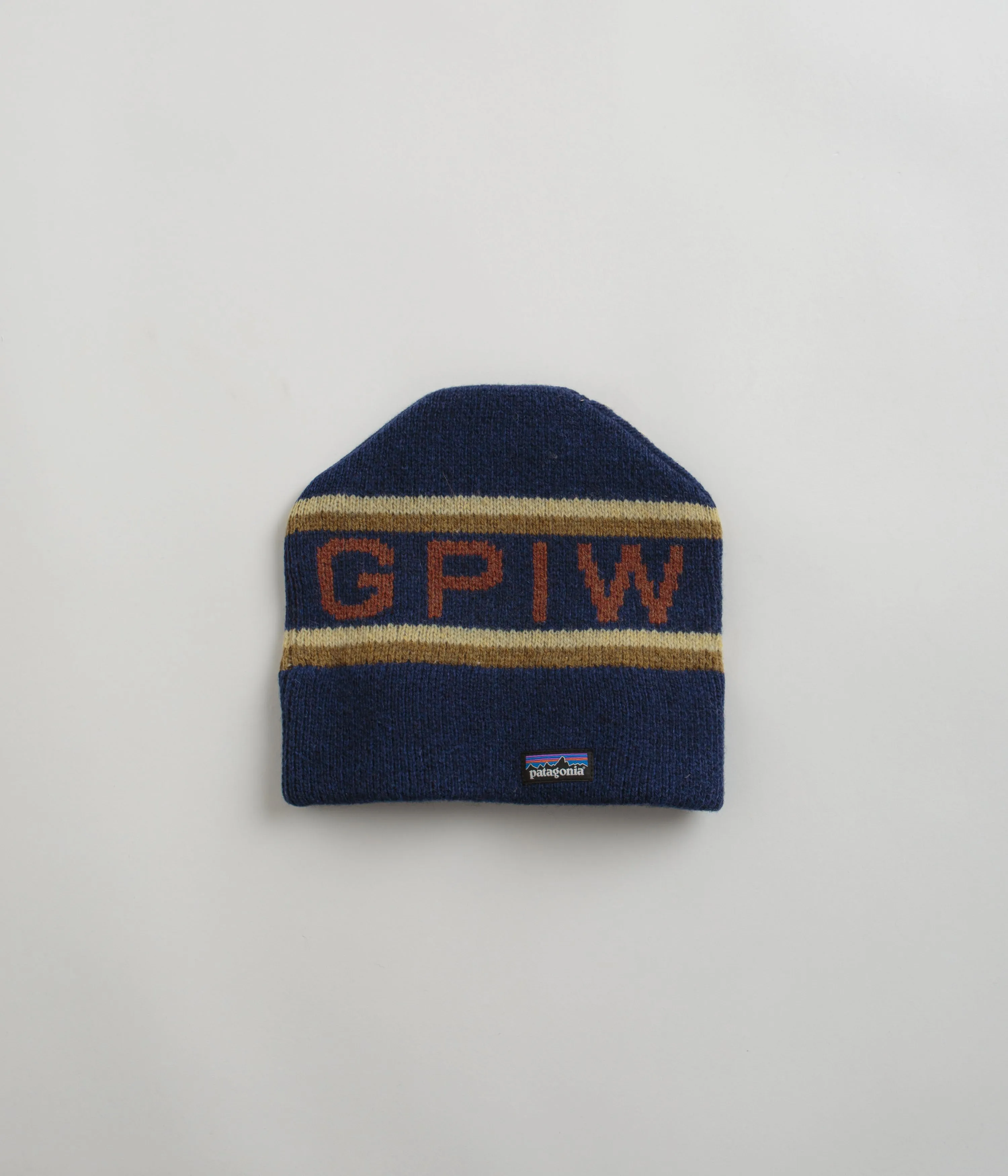 Patagonia Fun Hog Beanie - GPIW Knit: Stone Blue