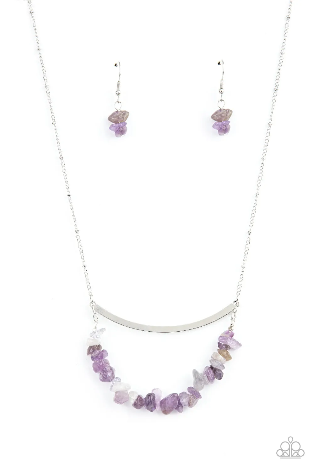 Pebble Prana - Purple - Paparazzi Necklace