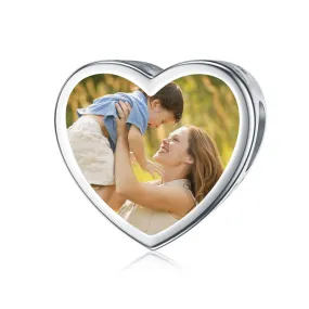 Personalized Photo Charm for Bracelet, Customize Picture Charm Picture Sterling Silver Gift for Women Girls