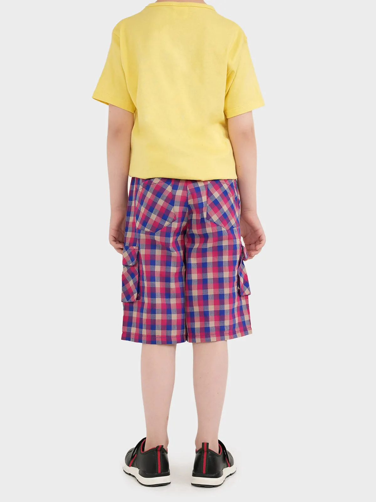 "PRANEE" Casual Checkered Shorts