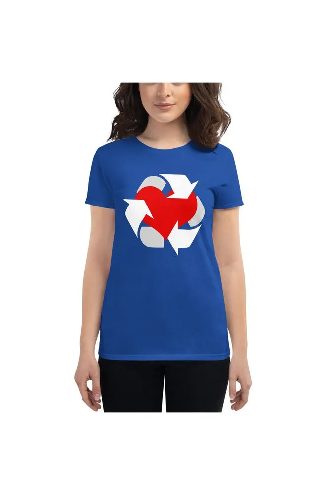 Recycle Women's short sleeve t-shirt