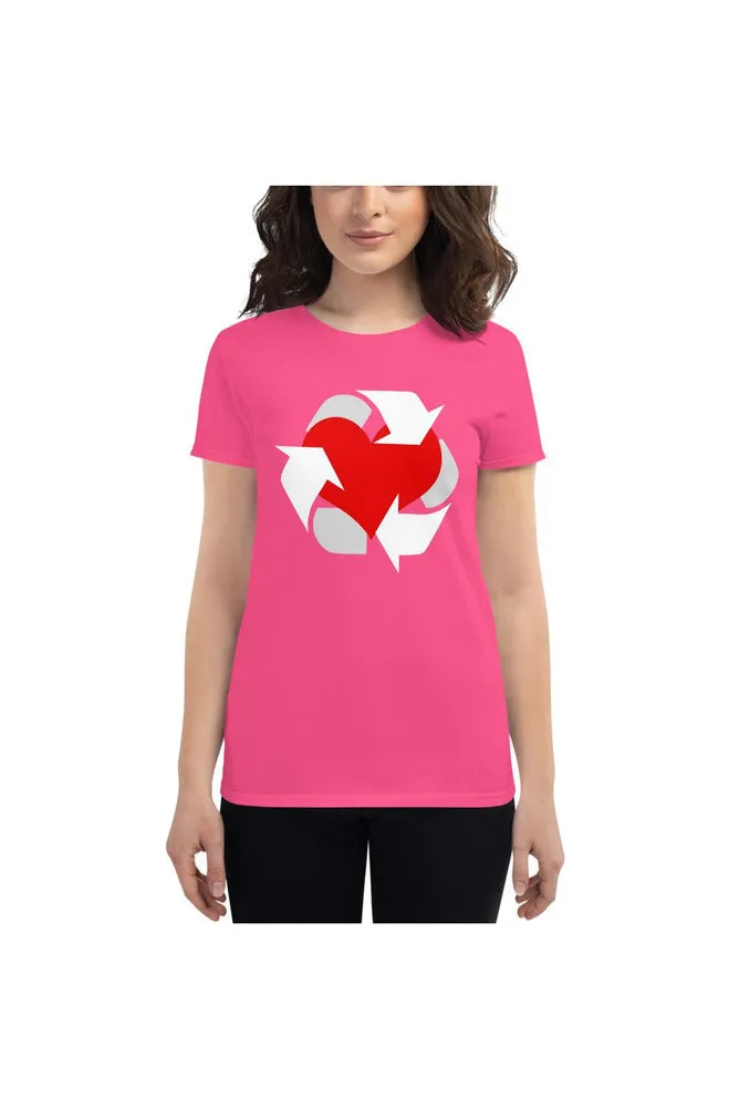 Recycle Women's short sleeve t-shirt