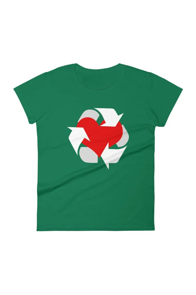 Recycle Women's short sleeve t-shirt