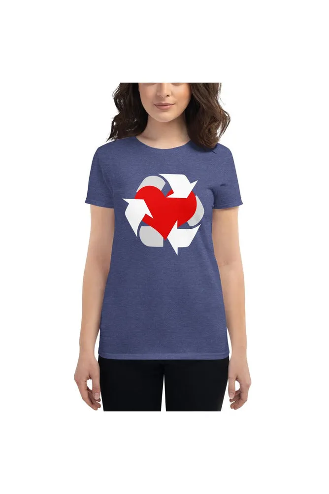 Recycle Women's short sleeve t-shirt