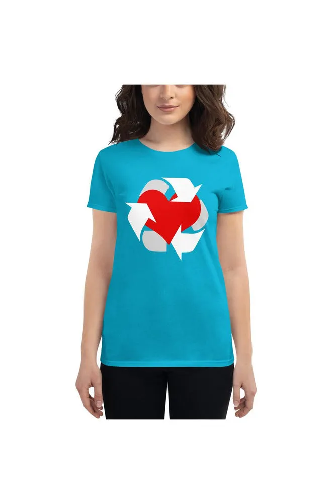 Recycle Women's short sleeve t-shirt