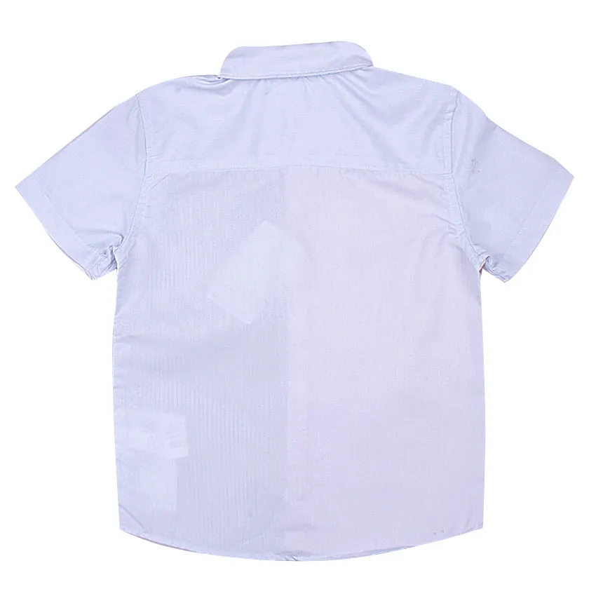 REDTAG Boy's Blue Casual Shirts