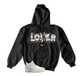 Retro 3 Craft Ivory Loser Lover Hoody