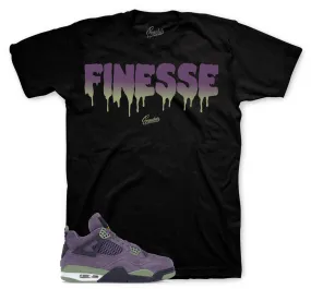 Retro 4 Canyon Purple Finesse Shirt