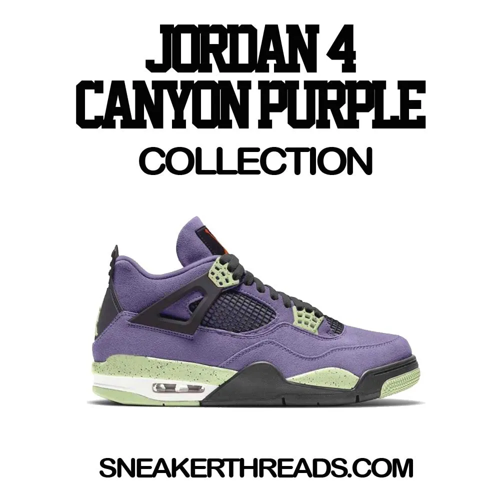 Retro 4 Canyon Purple Finesse Shirt