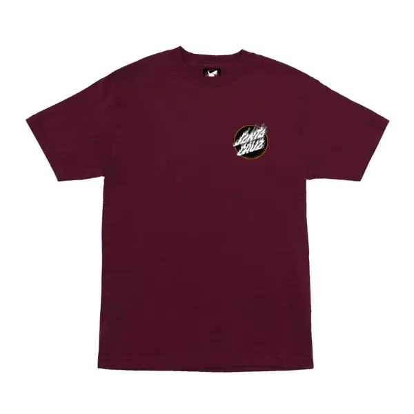 Santa Cruz X Pokémon Fire Type 3 Men's T-Shirt - Burgundy