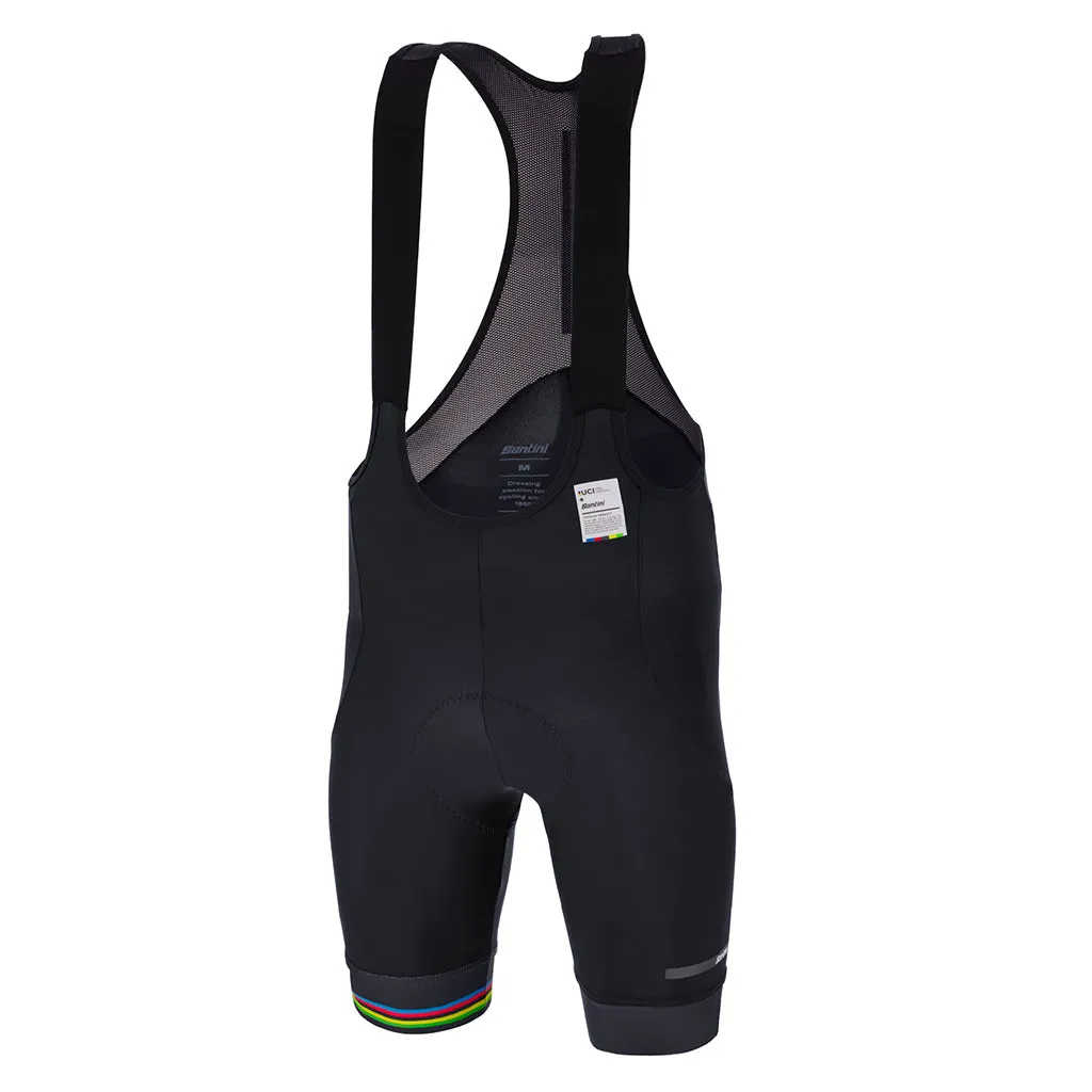 Santini UCI World Champion Bibshorts - Black