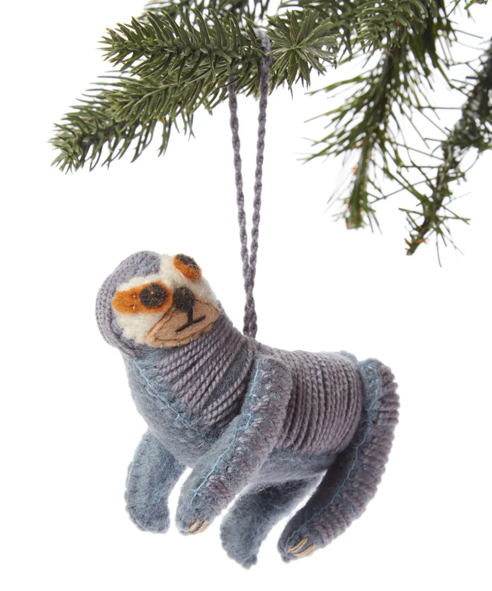 Sloth Ornament