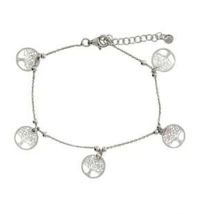 Sterling Silver Tree of Life Bracelet