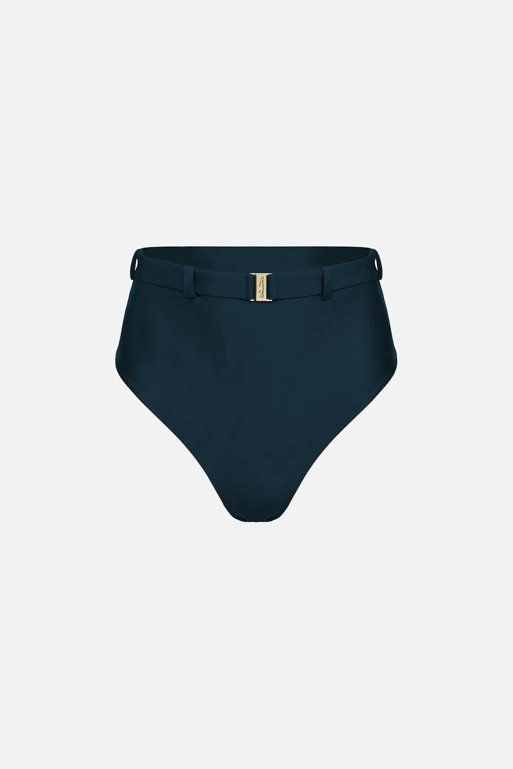 The High Waist Silhouette Bikini Bottom in Palm