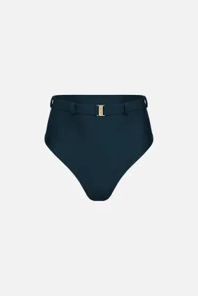 The High Waist Silhouette Bikini Bottom in Palm