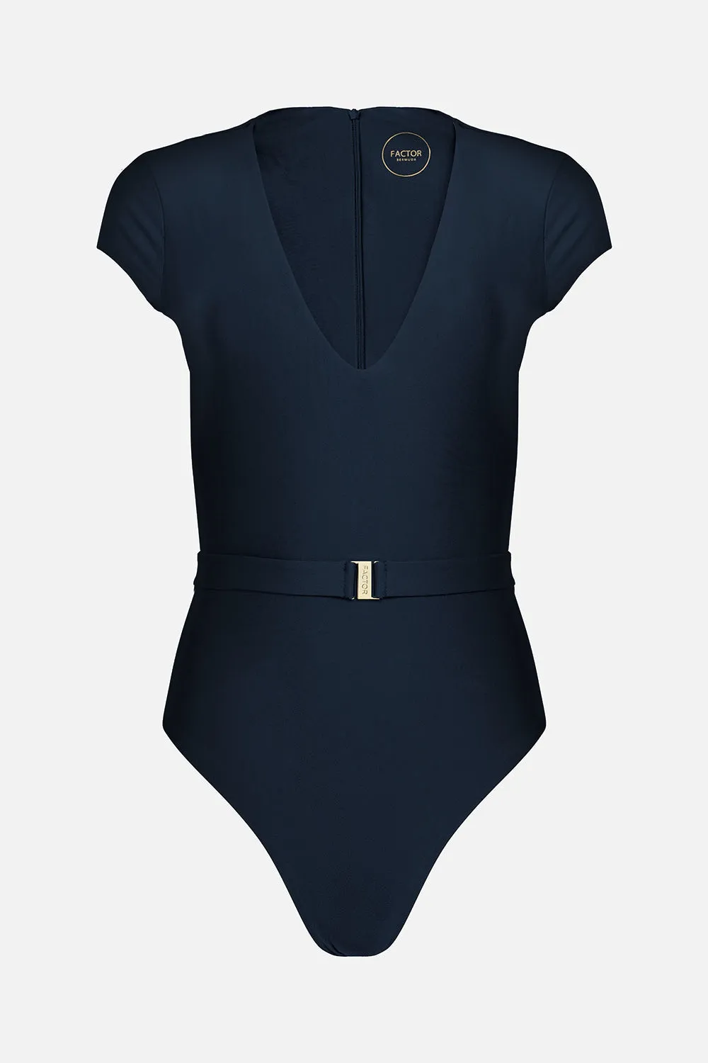 The Plunge Silhouette Swimsuit in Ocean