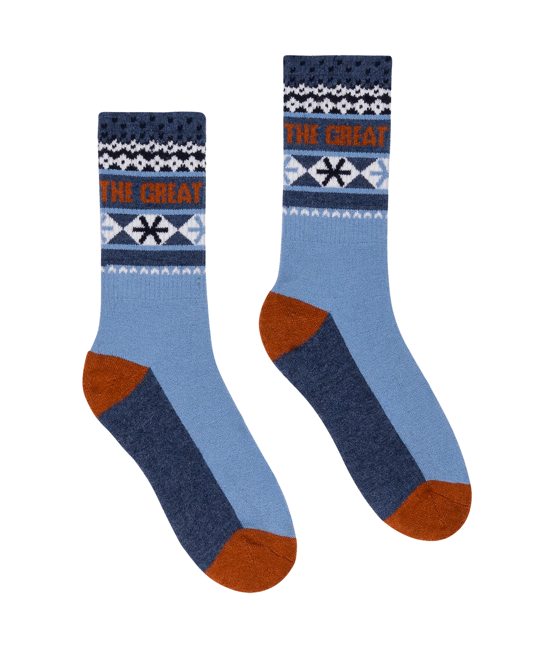 The Ridge Runner Sock. -- Deep Sky Fair Isle