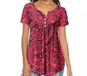 Tribal Honu Islander Blouse