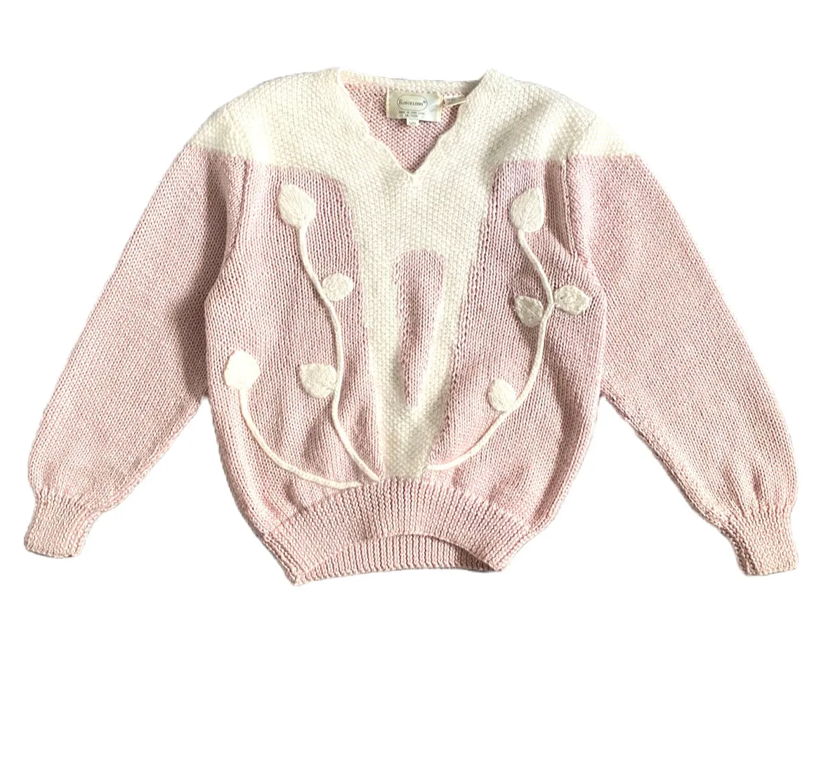 Vintage Rosselinni, Pink Knitwear Sweater