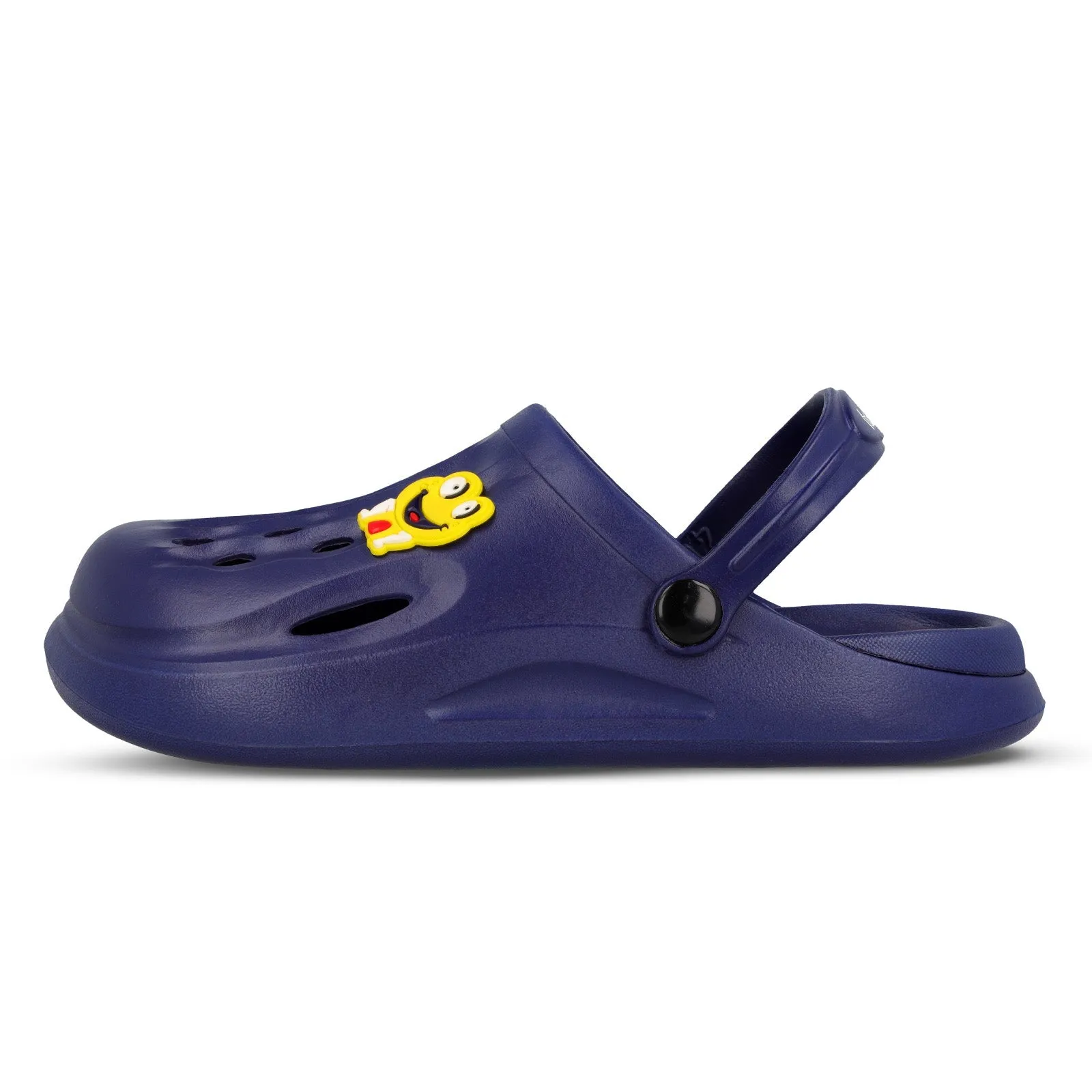 Walkaroo Basix Kids Solid Clog Sandals  - WK360 Navy Blue