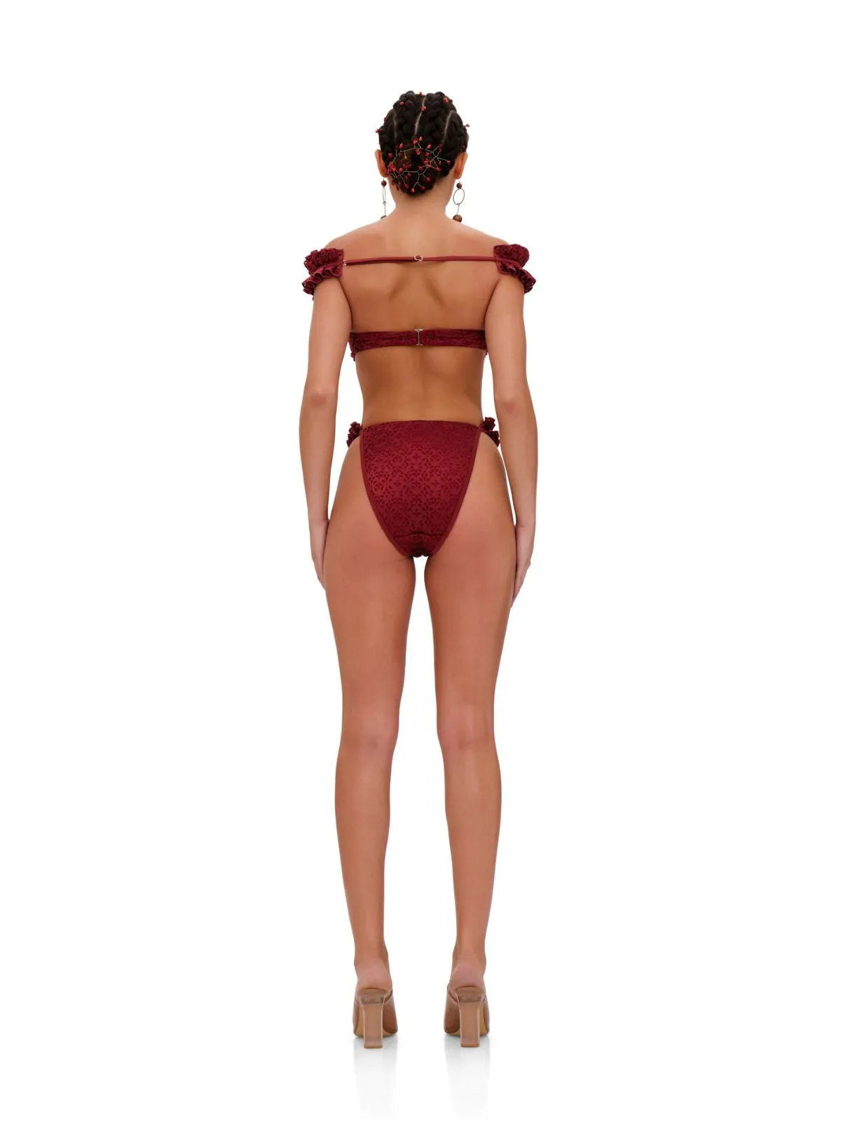 Wine Mulan Bikini