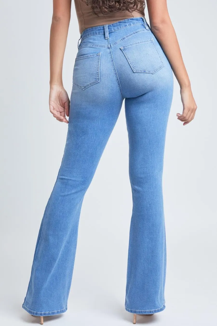 Women's  Flare Jeans With Shadow Side Panel